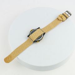 ヤフオク　　　　SEIKO（セイコー）エクセリーヌ クォーツ レディース腕時計 ブラッシュドゴールドダイヤル 1980年代モデル 　1384