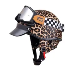 icon レオパード柄 シャークデザイン ヘルメット ICON アイコン ライダーヘルメット シャーク M レオパード