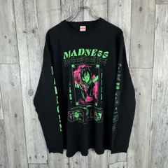 MADNESS マドネス 両面プリント 長袖 Tシャツ ロンT XL