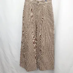 ◇ Θ JEANASIS 千鳥格子柄 スウェットパンツ サイズF ブラウン系 メンズレディース E  【1505220001800】