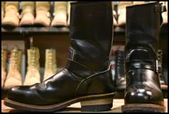 pt83RED WING、茶芯、エンジニアブーツ、ナイフポケット付きサクラ ☆REDWING 8270 ナイフポケットエンジニアブーツ PT91前期 茶芯