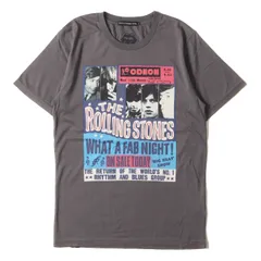 美品 HYSTERIC GLAMOUR ヒステリックグラマー Tシャツ サイズ:S THE ROLLING STONES WHAT A FAB NIGHT！クルーネック 半袖Tシャツ THEE HYSTERIC XXX グレー 日本製 トップス カットソーのサムネイル