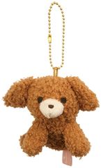 スケーター(Skater) ぬいぐるみ ボールチェーン マスコット Pompon's イヌ ZBCM1-A [いぬ]のサムネイル