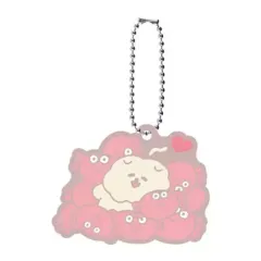 【中古】キーホルダー かにさんがいっぱい 「もっさりもさお カプセルラバーマスコット」