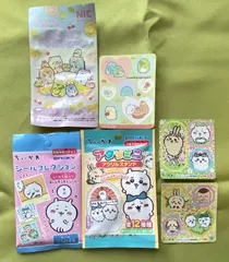 【新品未開封】ちいかわ＆すみっコぐらし　ミニグッズ３点セット　おまけシール付き