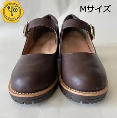 ☆新品未使用☆ M 23cm～23.5cm ヨースケ YOSUKE 厚底パンプス ダークブラウン ストラップシューズ レディース MY0133