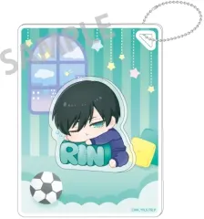 【中古】キーホルダー 糸師凛 ねむネーム プチパーツ付きアクリルキーホルダー 「ブルーロック」