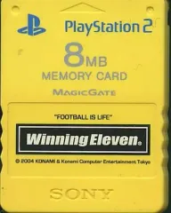 【中古】PS2ハード PlayStaion2 専用メモリーカード(8MB) PremiumSeries ワールドサッカー ウイニングイレブン 8