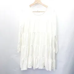 ◇ URBAN RESEARCH Sonny Label 長袖 カットソー サイズFree ホワイト レディース E  【1407180052109】