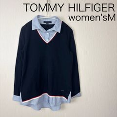 TOMMY HILFIGER Vネックセーター　ウィメンズM