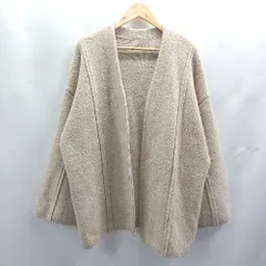 ◇ ⊇ select MOCA セレクト モカ 長袖 カーディガン サイズF ベージュ系 レディース E  【1503310013009】
