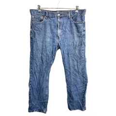 Levi's 505 デニムパンツ W40 リーバイス レギュラーフィット ビッグサイズ ブルー コットン 古着卸 アメリカ仕入 2401-762