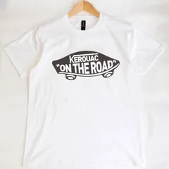 路上 オン・ザ・ロード / ジャック・ケルアック 半袖 白 Tシャツ 男女兼用 ホワイト【 City Lights 】GILDAN(ギルダン)  On The Road / Jack Kerouac S/S TEE 52