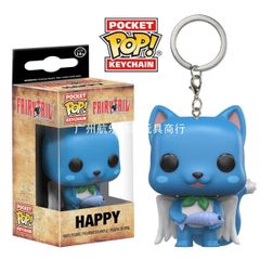 特典！！フェアリーテイル キーホルダー（ハッピー＆ナツ＆火竜ポケットフィギュア）同人グッズ