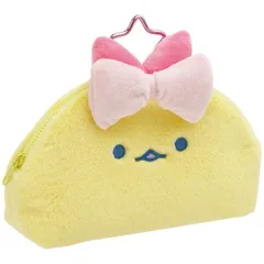 【新品・送料無料】 すみっコぐらし 窓付きぬいぐるみペンポーチ (えびてんのしっぽ・夢みるしっぽず) PT19101