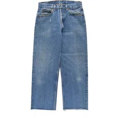 古着 80年代 リーバイス Levi's リーバイス501 カットオフ ストレートデニムパンツ USA製 レディースL(w27)相当 ヴィンテージ/eaa384582