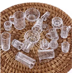 1/12 ドールハウス ミニチュア 食器 15個セット