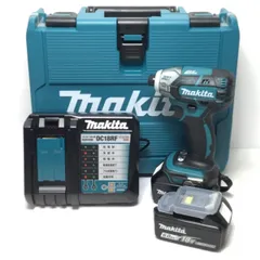 ΘΘMAKITA マキタ ソフトインパクトドライバ 18v 未使用品(S) 付属品完備 TS141DRGX ブルーのサムネイル