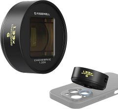 Freewell 1.33倍アナモルフィックレンズ（17mmマウント） Freewell Sherpa iPhone/Galaxyケース、Geniusリグケージに対応 (ゴールド)
