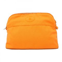 エルメス(Hermes) エルメス ポーチ ボリードポーチ キャンバス オレンジ レディース P745586のサムネイル