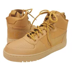 ナイキ NIKE 美品 Court Borough Mid Winter AA0547-700 スニーカー コート バーロウ ミッド ウィンター シューズ US9 27cm 茶 ブラウンのサムネイル