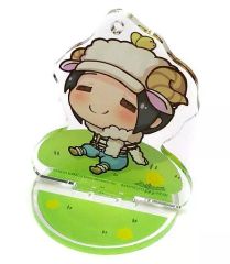 [중고] 키홀더 마스코트 (캐릭터) 오카무라 나오오 키홀더 부착 아크릴 스탠드에 모지시리-즈포야 [이치 반 쿠지 아이돌 마스터 SideM ~memorial~] C상