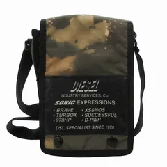 ディーゼル DIESEL ショルダーバッグ ポーチ ナイロン 迷彩柄 カモフラ カーキ /FF ■GY27