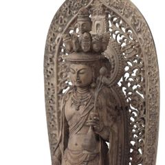 仏教美術 木彫仏像  地蔵王菩薩  工芸品  美術品  置物  新品 地蔵菩薩 お地蔵様 お地蔵さん 木彫り 仏像 坊主 地蔵王菩薩