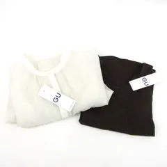 ジーユー チュニックブラウス タンクトップ 2点セット 未使用 トップス まとめて レディース Mサイズ GU