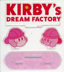 【中古】アクリルスタンド・アクリルパネル カービィ＆ワドルディ(ロゴ) アクリルスタンド 「星のカービィ」 KIRBY’s DREAM FACTORY限定