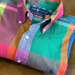 90s〜2000s Polo by Ralph Lauren チェックジェットキャップ