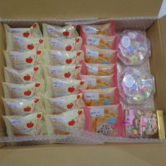 【訳あり】立びなかご1P・和風ラムネとこんぺいとう（猫三種）ピンク2P・りんごバターまんじゅう14P・ももとチーズの贅沢たると7P★あわしま堂