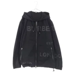 BURBERRY (バーバリー) 21SS ホースフェリー シェイプメモリータフタ フーデッドジャケット ブラック 8029328のサムネイル