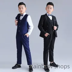 【新品未使用】子供スーツ 5点セット フォーマル スーツ キッズ 男の子 スーツ 発表会 入学式 入園式 こども 韓国子供服フォーマルスーツ キッズスーツ 七五三 結婚式 卒園式 卒業式 小学生 中学生 高校生  kxcp46