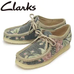 Clarks (クラークス) 26169734 Wallabee ワラビー メンズシューズ Grey Floral CL084 clarks UK9.5-約27.5cm