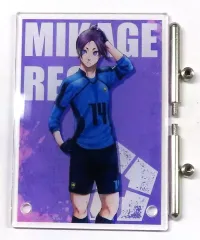 【中古】アクリルスタンド・アクリルパネル 御影玲王 A7アクリルプレート 「ブルーロック×PRINCESS CAFE あたり付き缶バッジくじ第2弾」 あたり景品