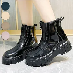 ☆ 39(24.5cm) ☆ レインブーツ ショート pmyrains005 レインブーツ ショート レディース レインシューズ 長靴 レイン ブーツ ショートブーツ 防水 一体成型 滑り止め 雨靴 雨 雪 通学 通勤 おしゃれ かわいい シンプル