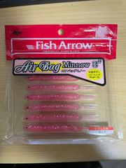 フィッシュアロー エアバッグミノー 3inch ピンク