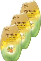 消臭力 プレミアムアロマ 屋用 置き型 スイートオレンジ&ベルガモット 400mL×3個×2箱 お部屋の消臭力 玄関 リビング 寝室 ルーム 消臭剤 消臭 芳香剤