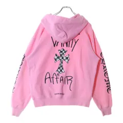 CHROME HEARTS (クロムハーツ) ×MATTY BOY PPO VANITY AFFAIR HD PLVR マッティボーイ バニティーアフェア プルオーバーフーディ スウェットパーカー ピンク