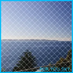 【数量限定】防鳥ネット ベランダ鳥よけネット 幅4m×長さ10m カラス 鳩対策防鳥網 果樹守りや野菜栽培や防獣ネット 猫侵入脱走防止 透明色 （結束バンド 15本付き）Limthe