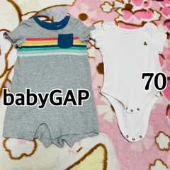 babyGAP 半袖ロンパース  肌着 ボディスーツ 70 セット