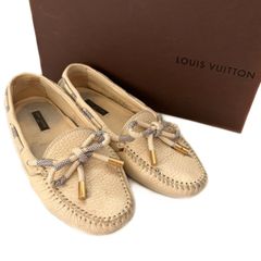LOUIS VUITTON モカシン／スリッポン ベージュ系 約26.5cm - メルカリ