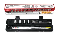 【大特価】エマーソン タイヤ交換工具 トルクレンチセット EM-29 ソケット5個(14/17/19/21薄口ロング/24mm)+エクステンション+専用ケース付きのサムネイル