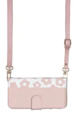 iPhone14ProMax ケース 手帳型 アイフォン14 プロマックス スマホケース スマホショルダー レザー ストラップ お花 花柄 フラワー おしゃれ かわいい  調節可能 130cm  カラー04