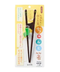 ちゃんと箸 矯正箸 子供用 18cm 右利き 左利き 新品未使用品