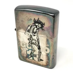 zippo ゴルゴ13 骸骨 シルバーダスト 限定品 特殊加工 1997年製