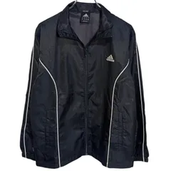 Z1519 adidas アディダス ジャケット スポーツ ウェア ウォームアップ ブラック ジップアップ ユニセックス M