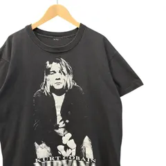 90s ビンテージ KURT COBAIN 両面プリント バンド Tシャツ ブート L位 ブラック 90年代 カートコバーン ニルバーナ NIRVANA ロックT バンT