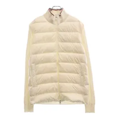 MONCLER (モンクレール) 23AW CARDIGAN TRICOT カーディガントリコ ニット切替ハイネックダウンジャケット ホワイト I20919B00001のサムネイル